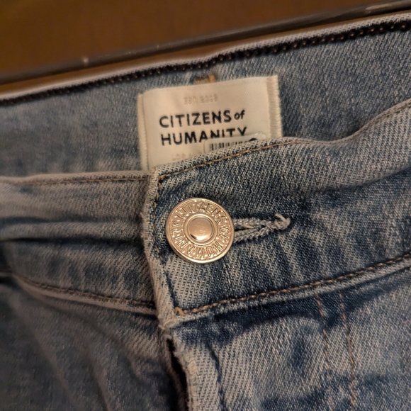 Citizens of Humanity Jeans Womens  Ella Mid Rise Crop Light Wash Size 31 - Picture 4 of 8